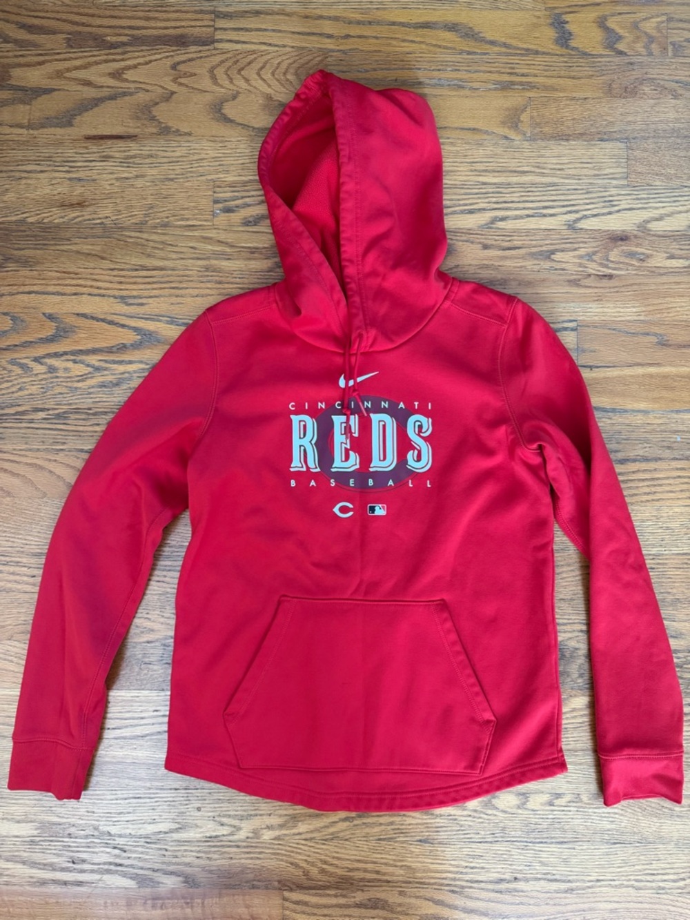 Nike Red Therma-FIT Pullover Hoodie Cincinnati Reds
